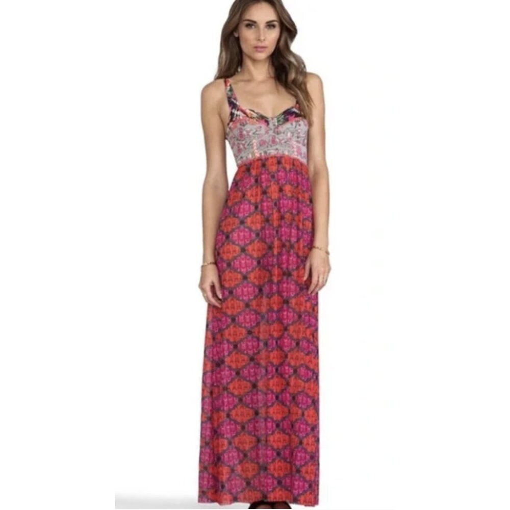 MAAJI Sublime Blimey Cover Up Bright Mesh Skirt Maxi Dress - Size S - Picture 1 of 15